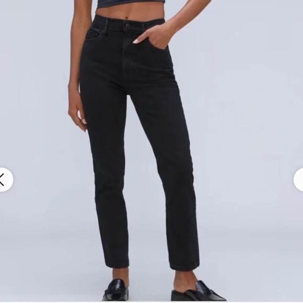 Everlane mid rise 26 ankle black casual jeans grunge EUC casual minimalist